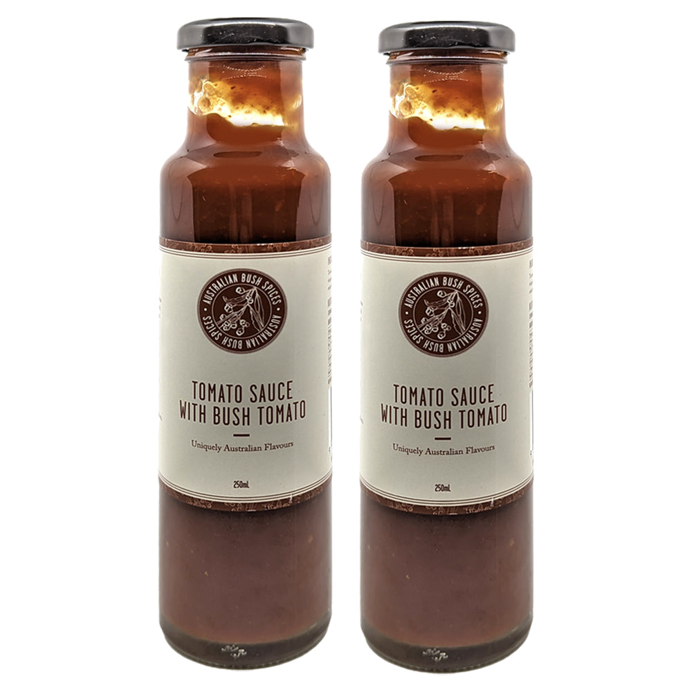 Australian Bush Spices Tomato Sauce With Bush Tomatos 250ml (2 Pack)