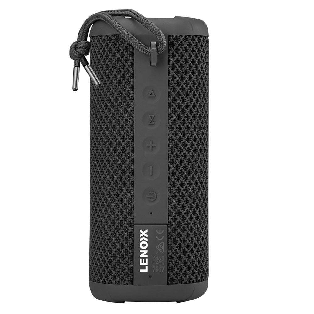 Lenoxx IPX7 Waterproof Portable Wireless Streaming Speaker for Smartphones Black — image 2
