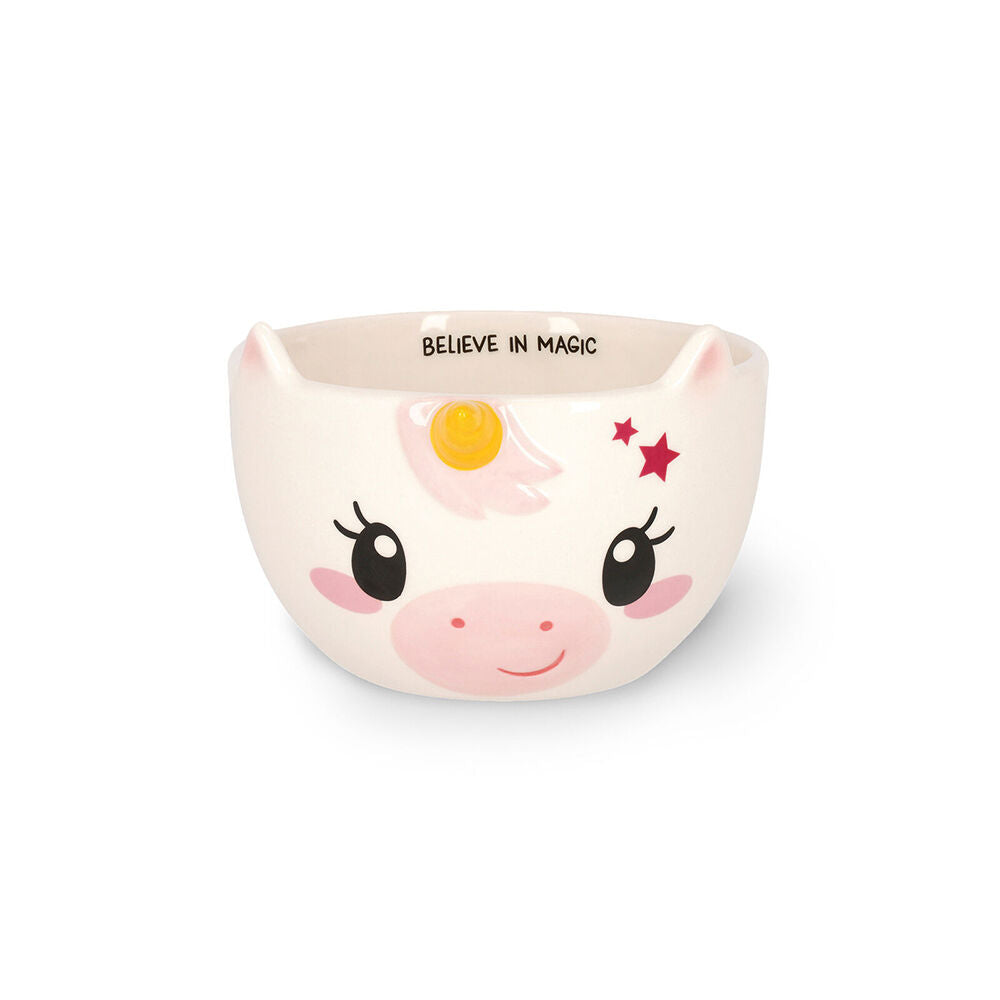 Legami 12x9cm White Children/Kids Buongiorno Stoneware Cereal Bowl - Children/Kids Unicorn — image 2
