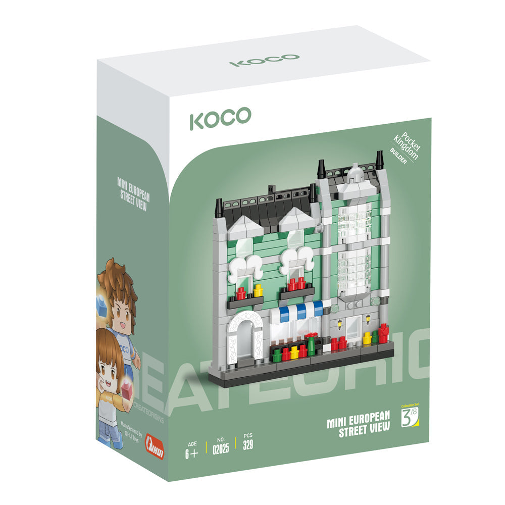 Koco 329pc Koco Green Grocery Store Childrens Building Bricks/Blocks Play Toy 6y+ (2 Pack) — image 2