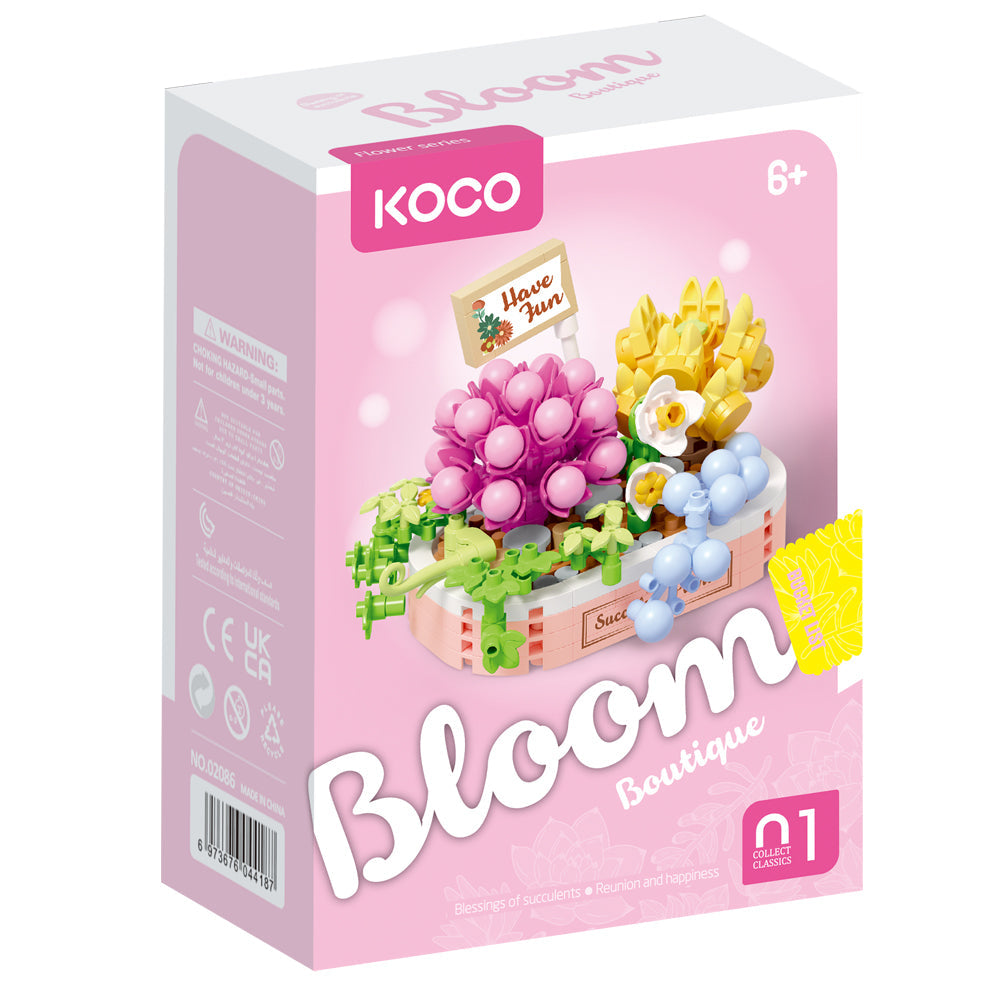 Koco Succulent Combination Potted Plants Kids/Children Building Toy 6y+ (249 Pieces)