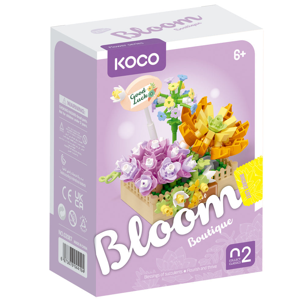 Koco Succulent and 271pc Succulent Potted Plants Kids Building Toy 6y+ (295 Pieces) — image 2