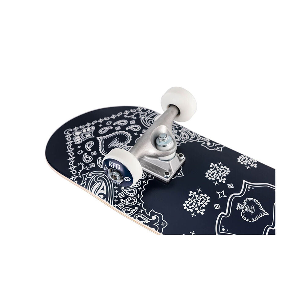 KFD Complete Outdoor Sports Beginner Skateboard Young Gunz Bandana Navy 7.75in — image 3
