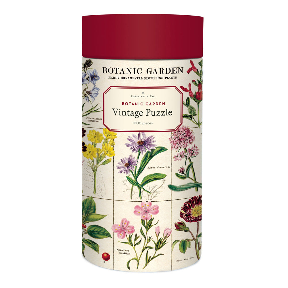 Cavallini Jigsaw Puzzle Botanic Garden 55x70cm Educational Game (1000 Pieces)