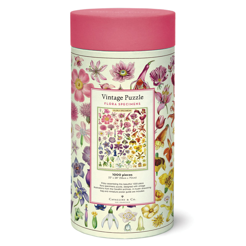 Cavallini Jigsaw Puzzle Flora Specimens 55x70cm Educational Game (1000 Pieces) — image 3
