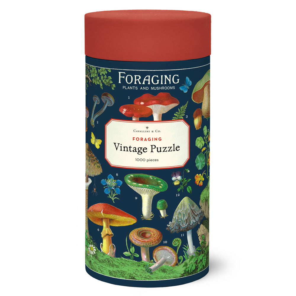 Cavallini Vintage Jigsaw Puzzle Foraging 55x70cm Educational Game (1000 Pieces)