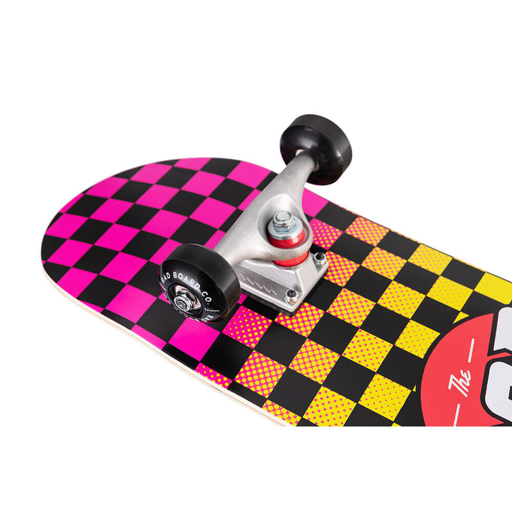 Rad Board CO Dude Crew Checkers Skateboard Street Sports Neon Fade 7.75in — image 2