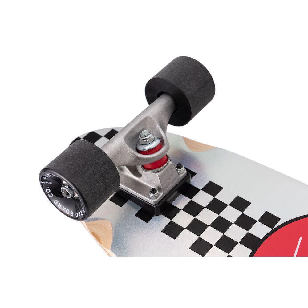 Rad Board CO Complete Skateboard Retro Roller Checker Stripe Holographic 7.9in — image 2