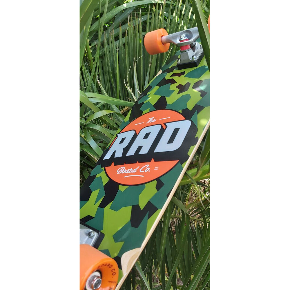 Rad Board CO Complete Skateboard Sports Deck Cali Cruiser Classic Camo 9.125in — image 2