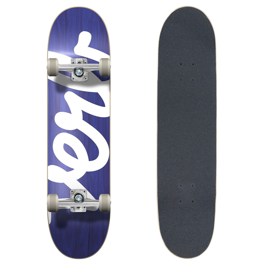 Verb Complete Skateboard Sports Deck Progressive Xl Script Navy/White 8in