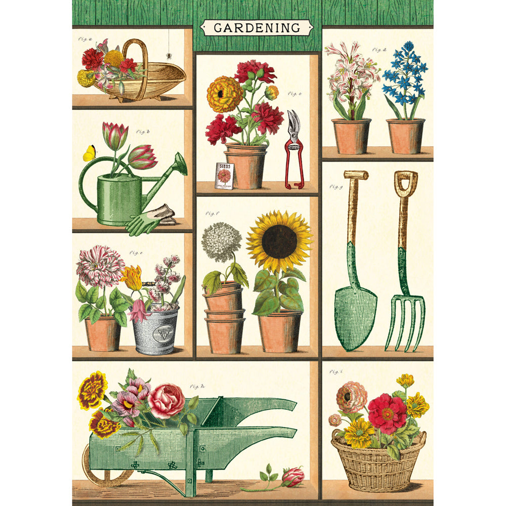 Cavallini Paper Poster Prints/Gift Wrap Wall Art Decor 50x70cm Gardening (3 Pack) — image 2