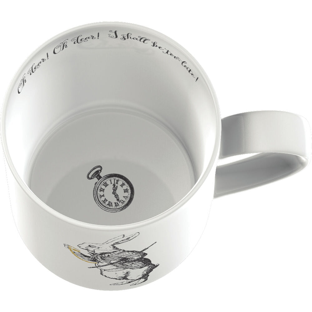 Mikasa x V & a Alice In Wonderland Coffee Drinking Mug White Rabbit 350mL (2 Pack) — image 4