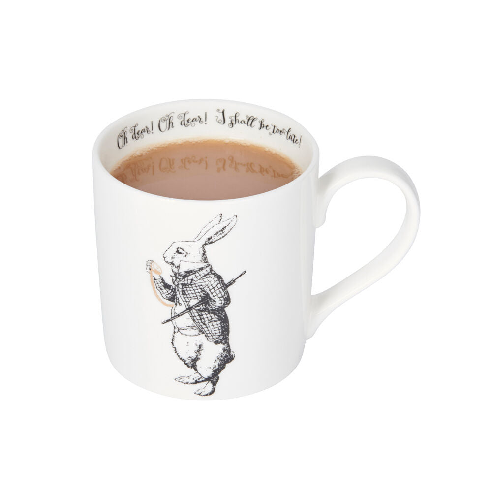 Mikasa x V & a Alice In Wonderland Coffee Drinking Mug White Rabbit 350mL (2 Pack) — image 5