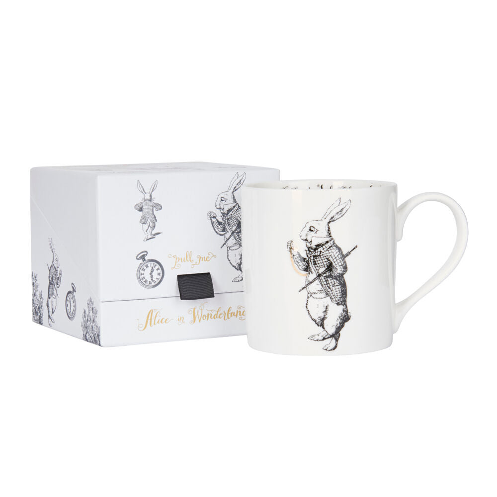 Mikasa x V & a Alice In Wonderland Coffee Drinking Mug White Rabbit 350mL (2 Pack) — image 8