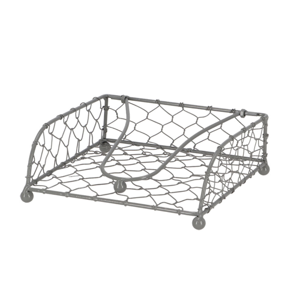 Esschert Design Metal Wire Napkin Holder Home Decor Storage Organiser 18.6cm (2 Pack) — image 2