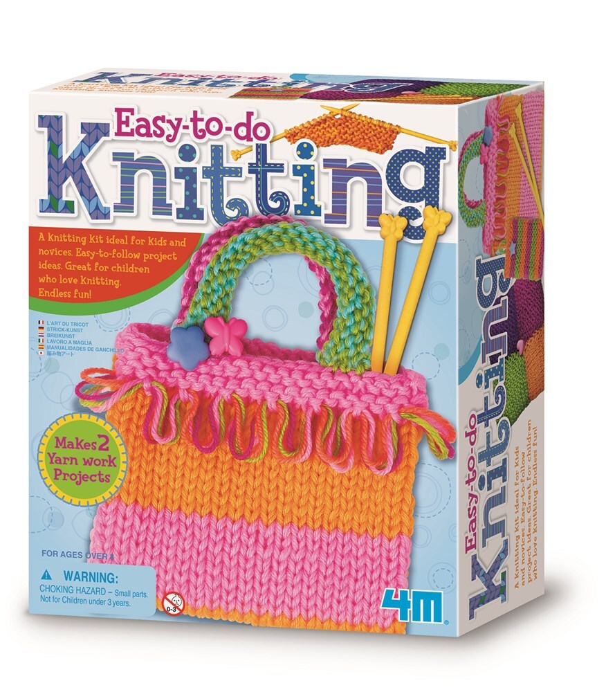 4M Easy to Do Knitting Art/Craft Kids/Children Fun Activity DIY Project 8y+