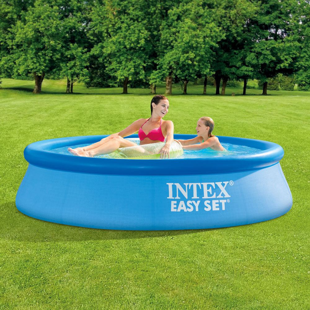Intex Easy Set 8ft Swimming Pool Round 1P Above Ground Outdoor w/ Filter Pump BL — image 3