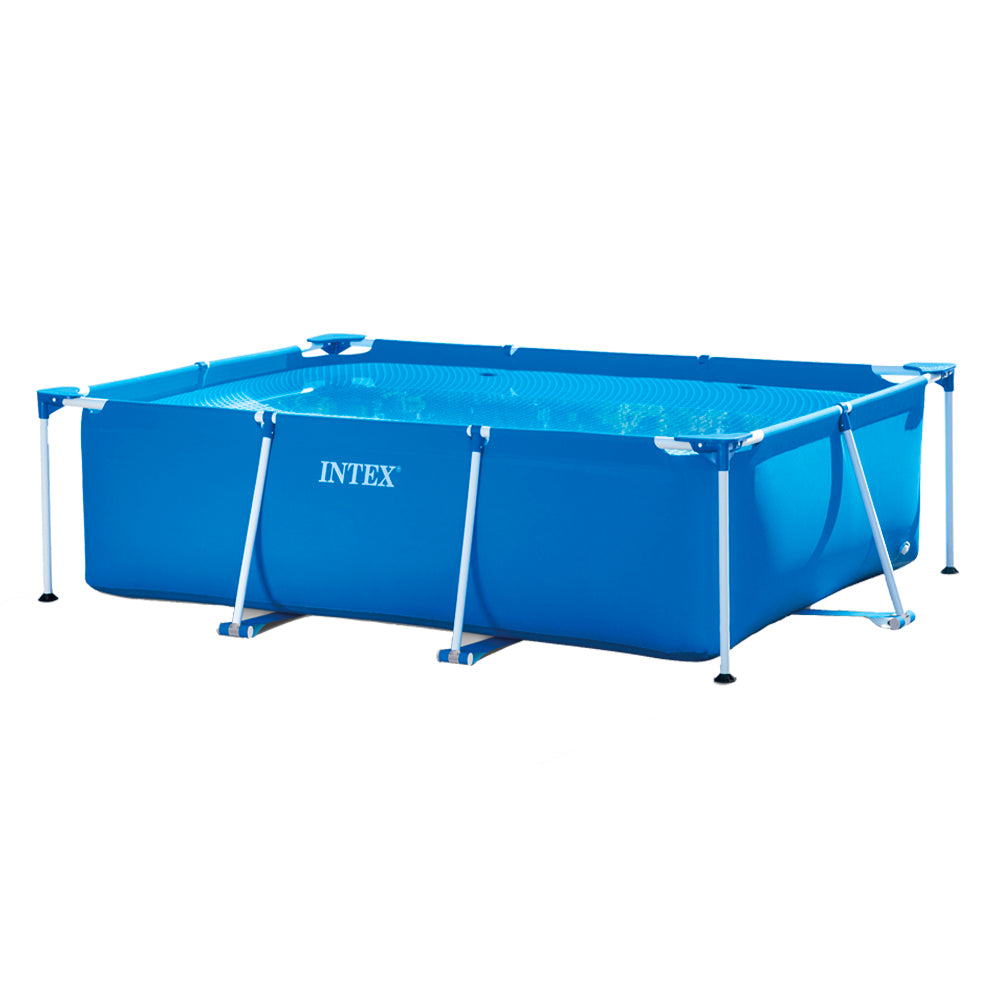 Intex Rectangular Frame Set Pool 2.20m x 1.50m Blue Kids 6y+