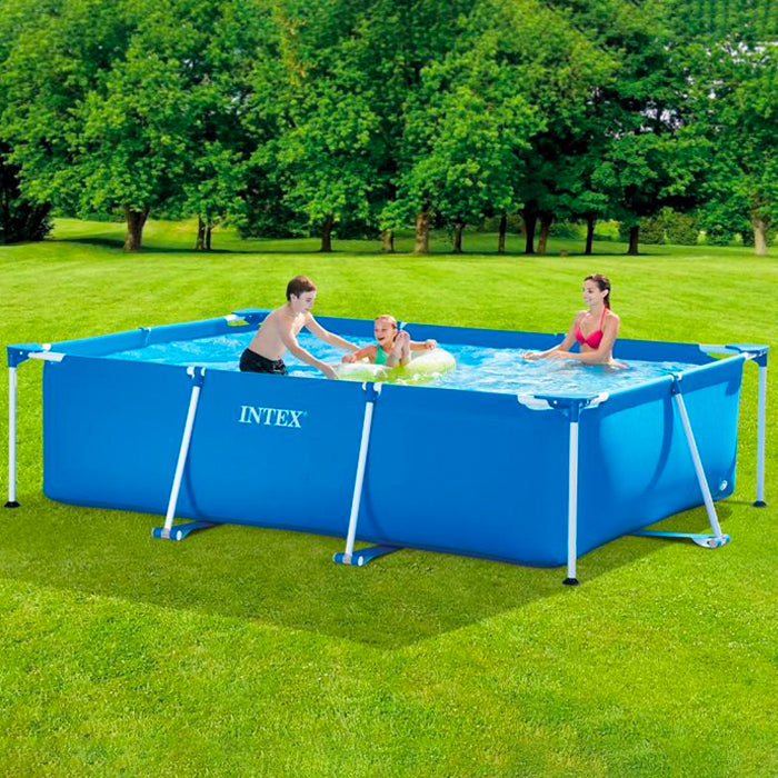 Intex 3m Splash Rectangular Outdoor Water Home Rectangle Swimming Pool Frame Set — image 3