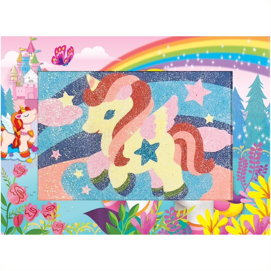 4M Easy-To-Do My Unicorn Glitter Sand Art Kids/Children Activity Craft Toy 5y+ — image 2
