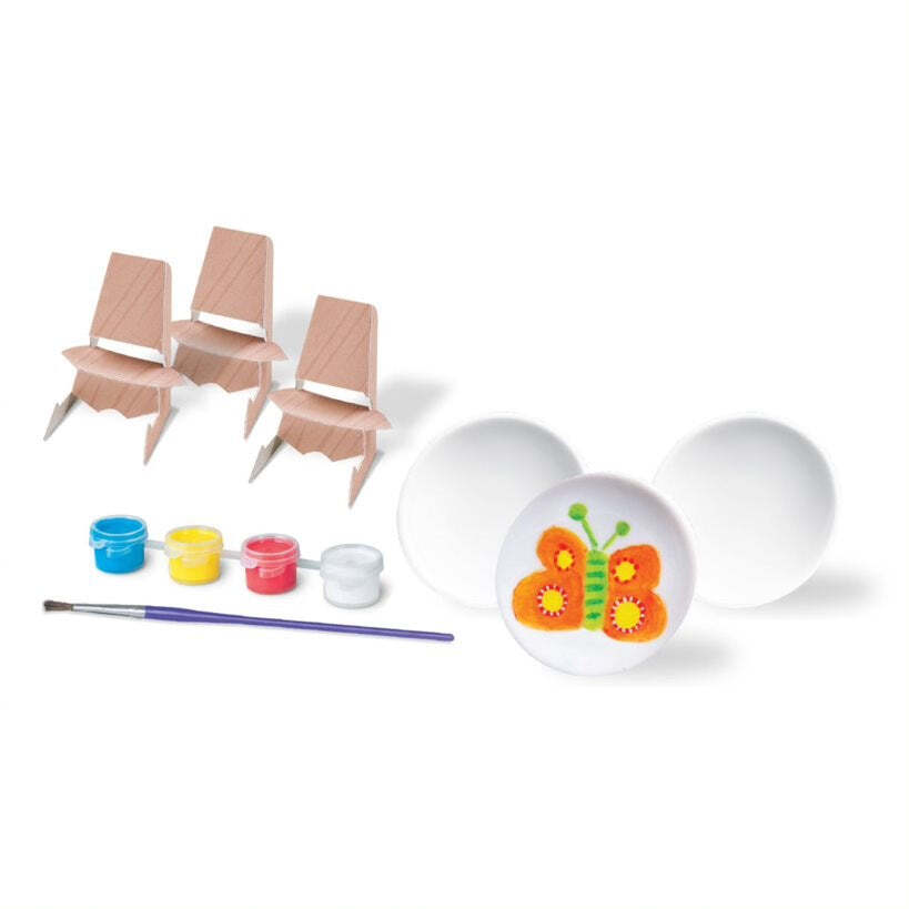 4M Little Craft 6cm Mini Porcelain Plates Painting Kit Kids Art Activity Toy 5y+ — image 2