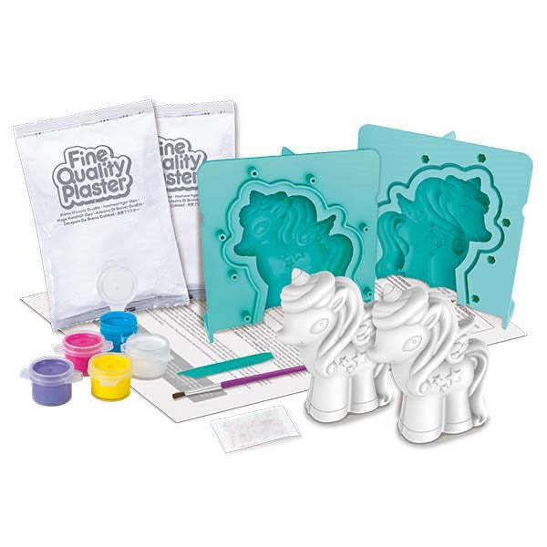 4M Make Your Own Mould & Paint 3D Glitter Unicorns DIY Kids Activity Toy 4y+ — image 2