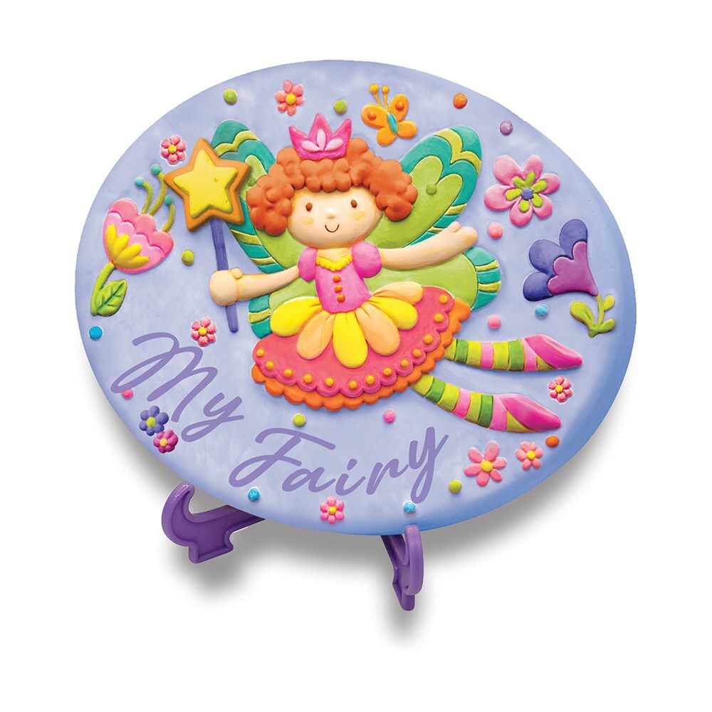 4M KidzMaker Paint Your Own Terracotta Fairy Garden Stone Kids Art/Craft 8y+ — image 3