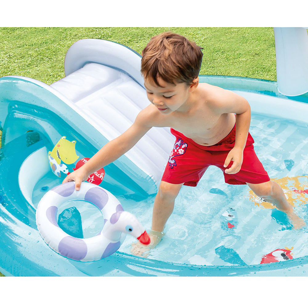 Intex 2.01m x 1.70m Gator Play Centre - Inflatable Kid Pool - 158L 11Ga Vinyl — image 5