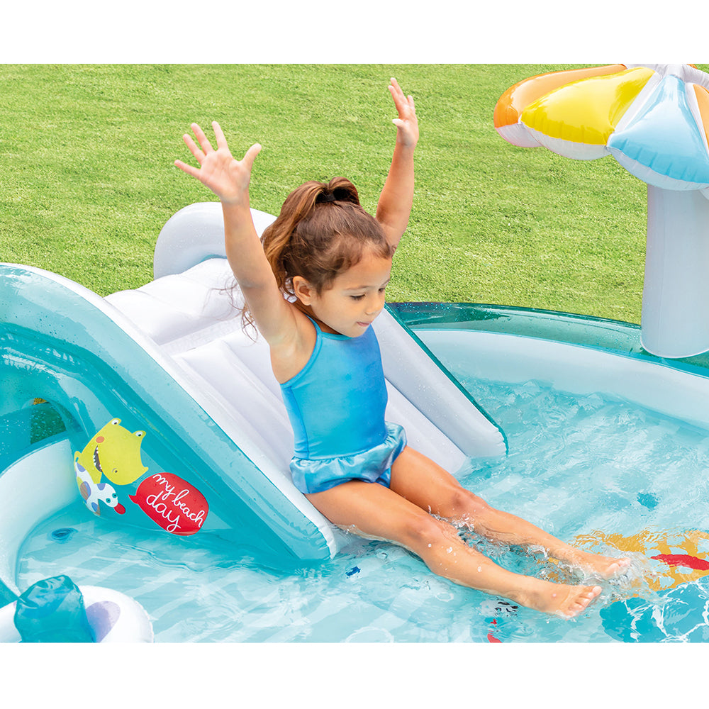 Intex 2.01m x 1.70m Gator Play Centre - Inflatable Kid Pool - 158L 11Ga Vinyl — image 4