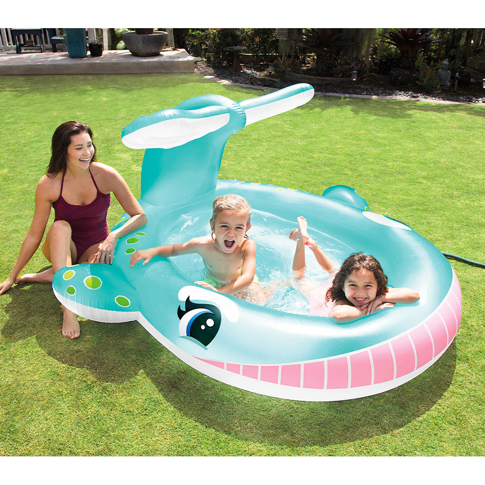 Intex 2.01m x 1.96m Whale Spray Pool Garden Hose Sprayer 200L 11ga Vinyl — image 3