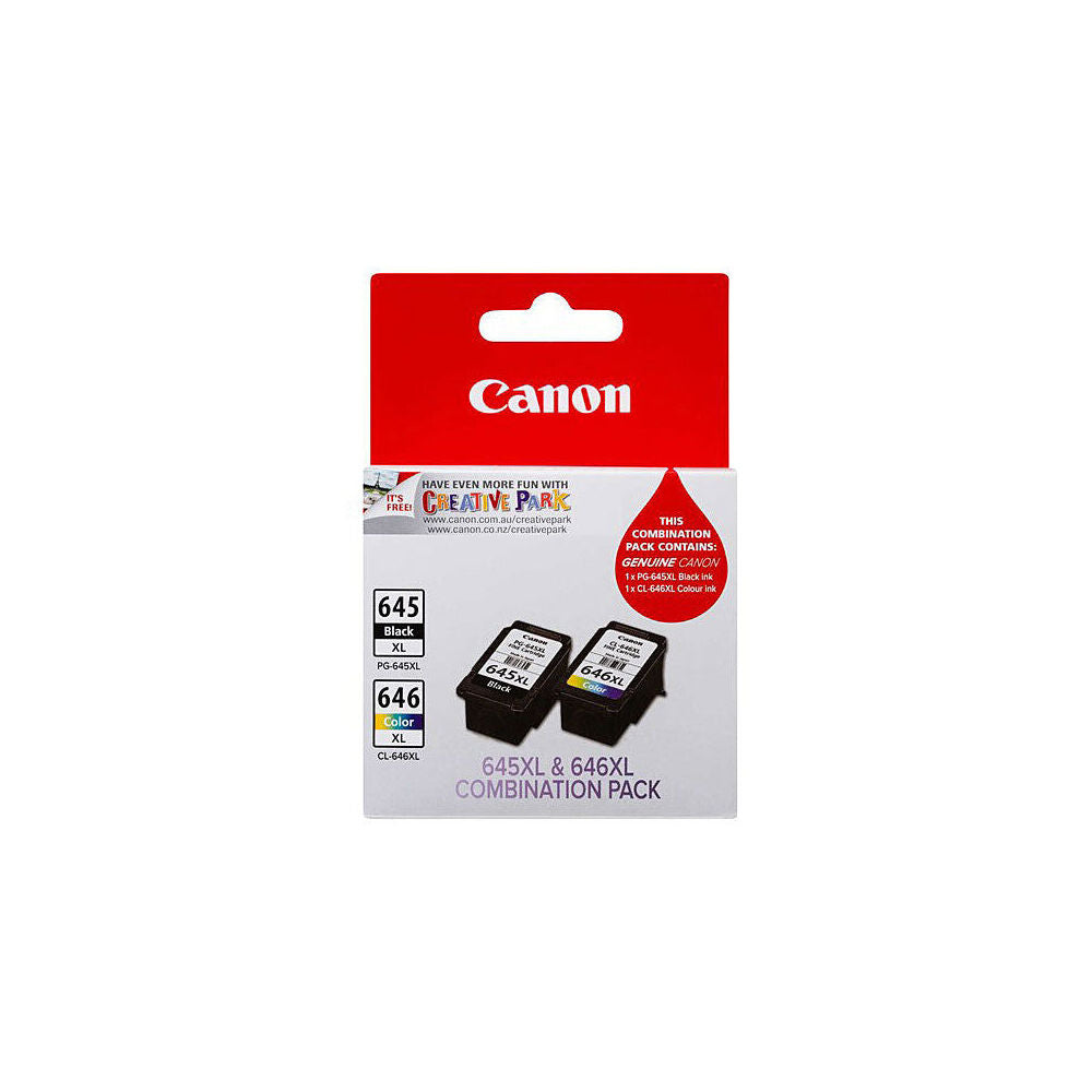 Canon Pixma PG645 + CL646 XL Replacement Printer Ink Cartridge Twin Pack (2 Pack) — image 2