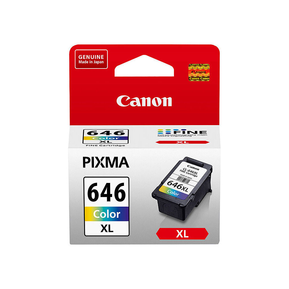 Canon Pixma CL646XL Colour Replacement Printer Ink Cartridge 400pg Yield CMY (2 Pack) — image 2