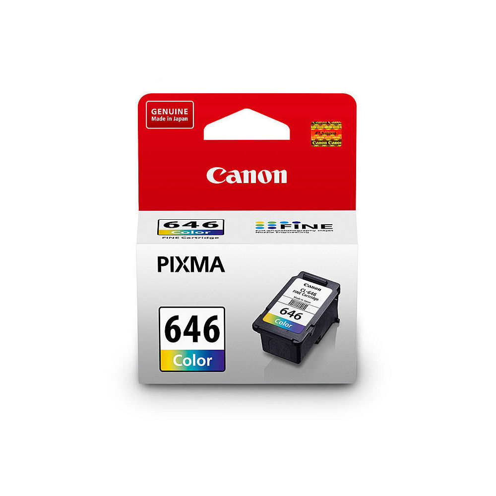 Canon Pixma CL646 Colour Replacement Printer Ink Cartridge 180Page Yield CMY (4 Pack) — image 2