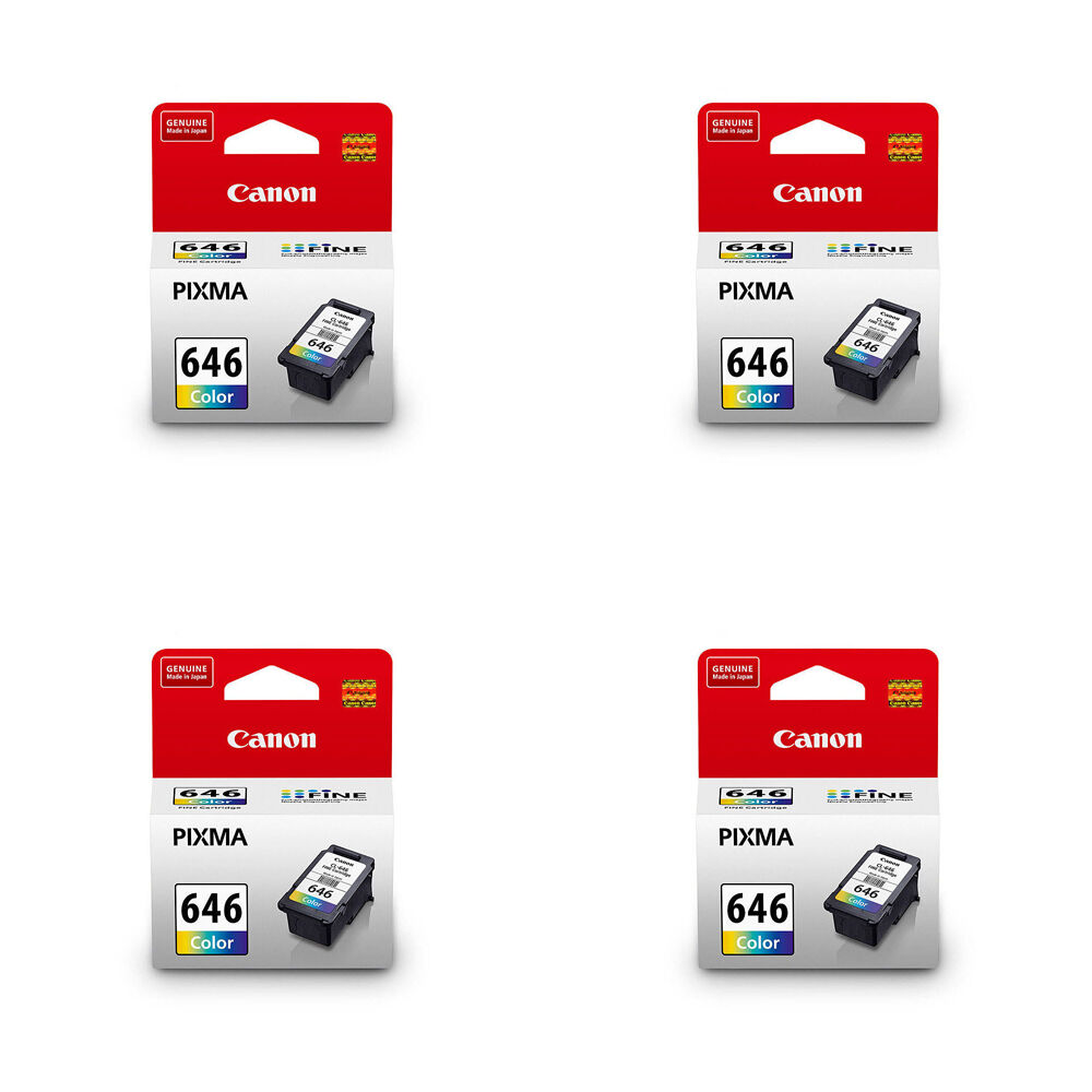 Canon Pixma CL646 Colour Replacement Printer Ink Cartridge 180Page Yield CMY (4 Pack)