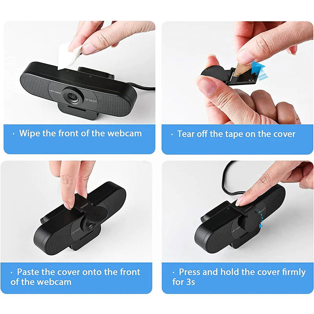 Emeet C960 1080P Computer Meeting Webcam with Microphone and Privacy Cover — image 5