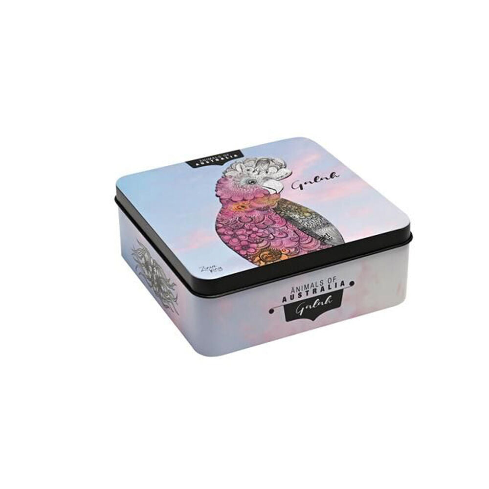 Banksia Red Galah Decorative Tin w/Macadamia Butter Finger Biscuits 150g (2 Pack) — image 2