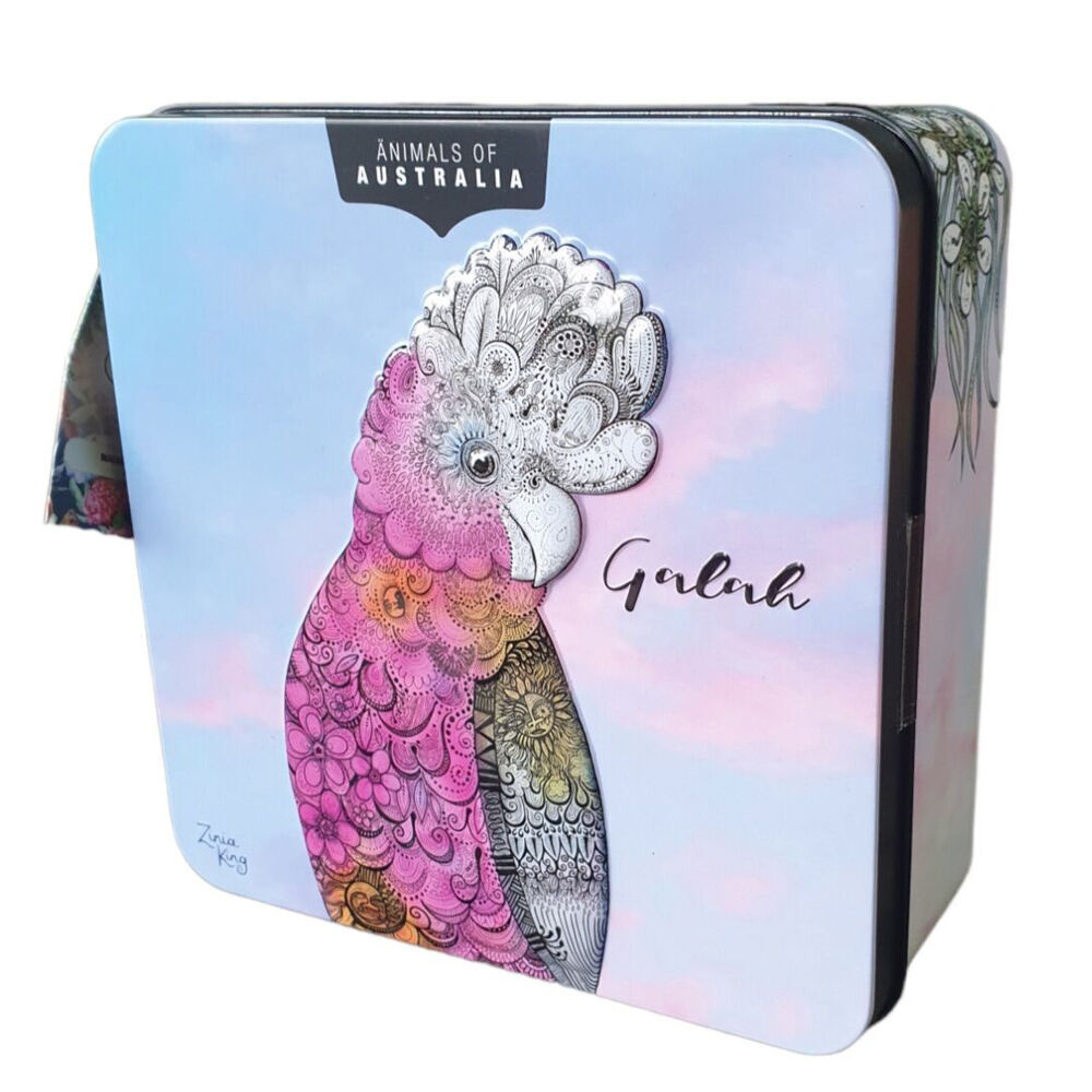 Banksia Red Galah Decorative Tin w/Macadamia Butter Finger Biscuits 150g (2 Pack) — image 3