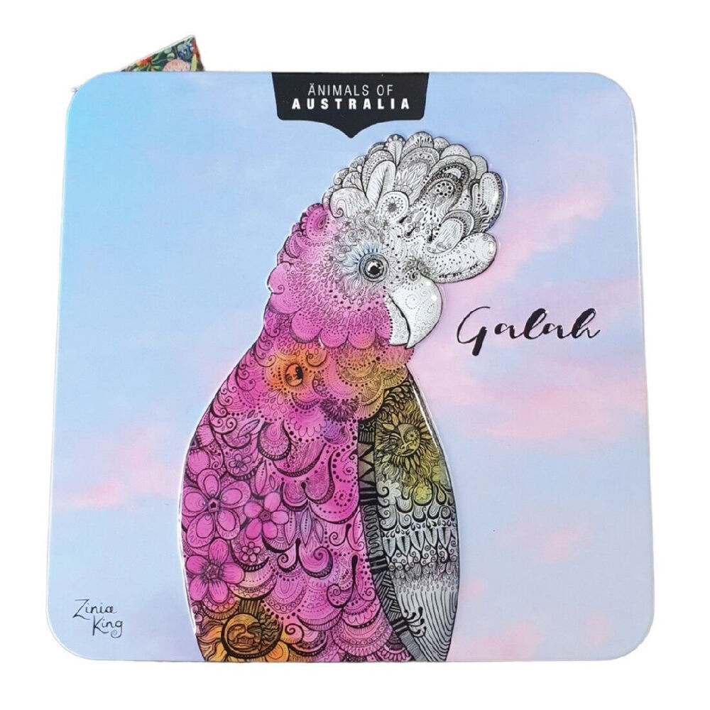 Banksia Red Galah Decorative Tin w/Macadamia Butter Finger Biscuits 150g (2 Pack) — image 4
