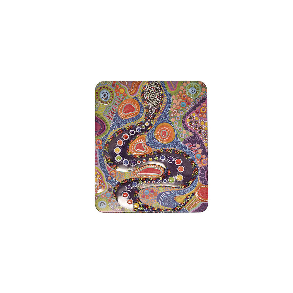 Banksia Red Decorative Tin Aboriginal Serpant w/Handmade Caramel Fudge 200g (2 Pack) — image 2