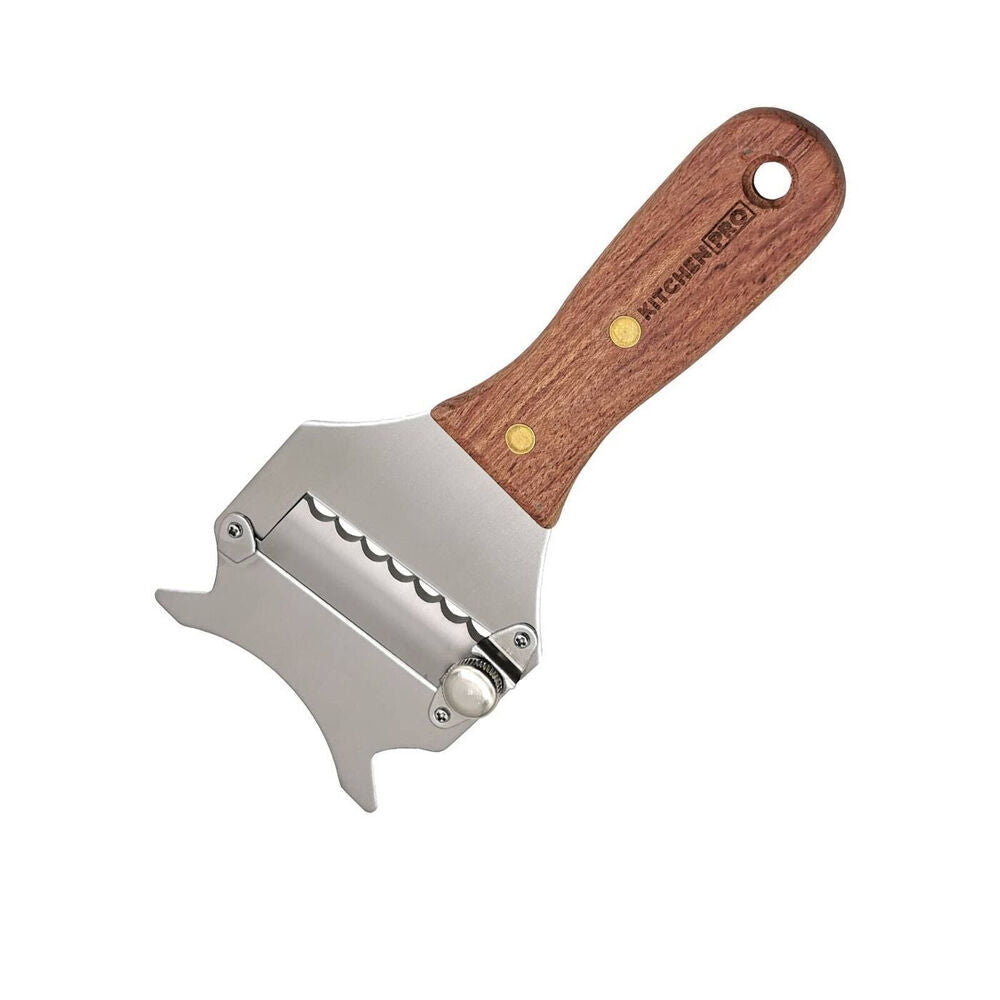 Kitchen Pro Truffle Shaver w/Acacia Wood Handle Adjustable Blade Accessory (2 Pack) — image 2