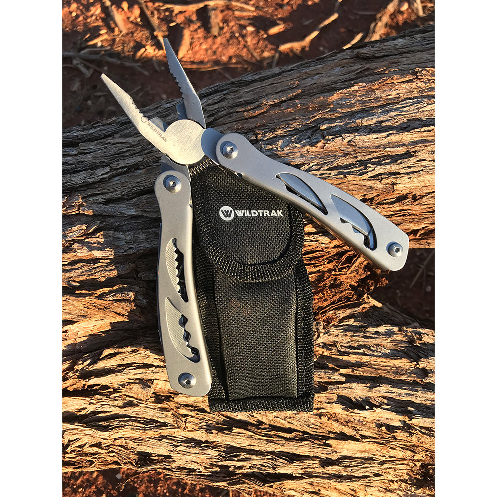 Wildtrak Multi-Tool Plier/Bottle Opener Aluminum/Stainless Steel w/ 15 Functions — image 2