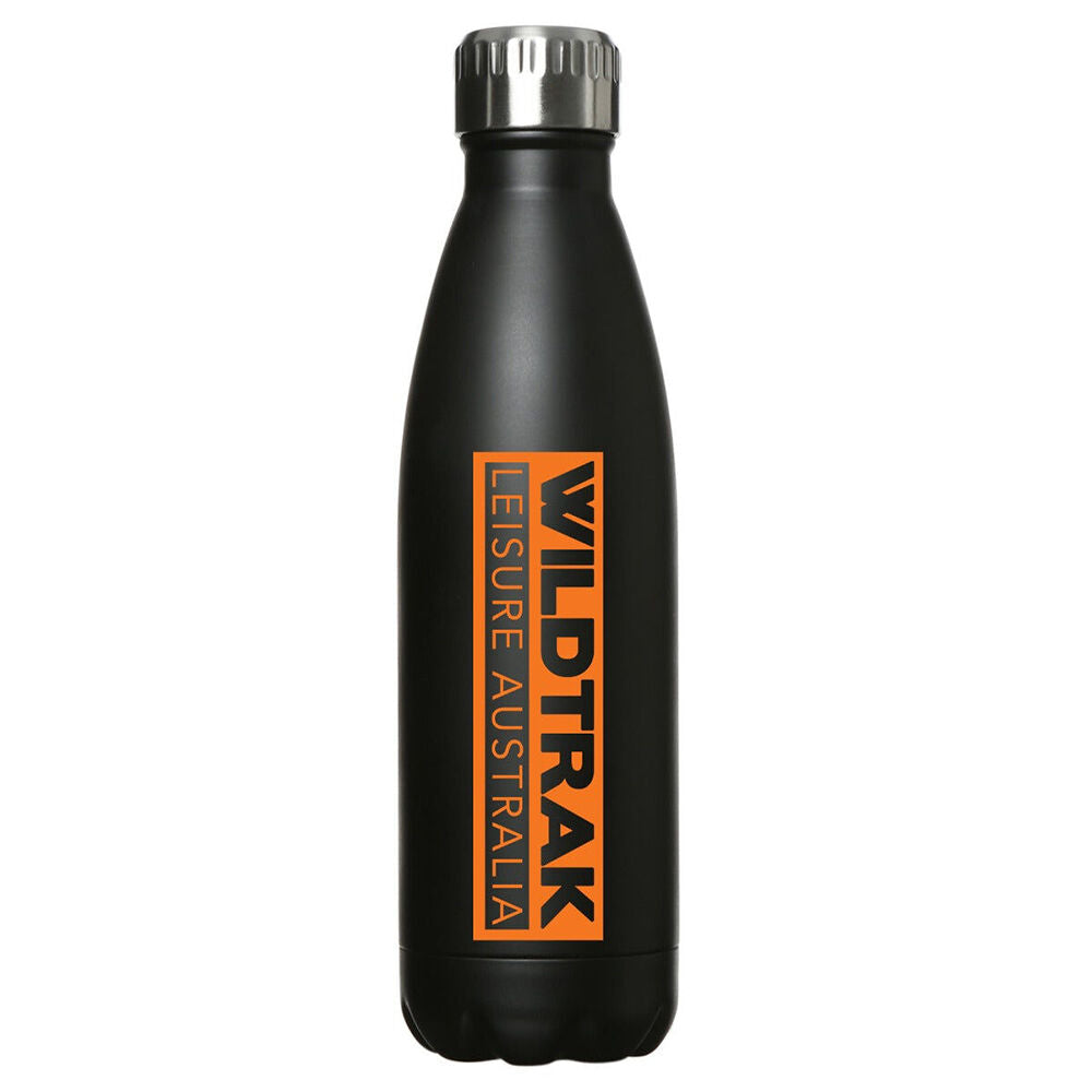 Wildtrak Black Leak Proof Stainless Steel 500ml Drinking Water Bottle