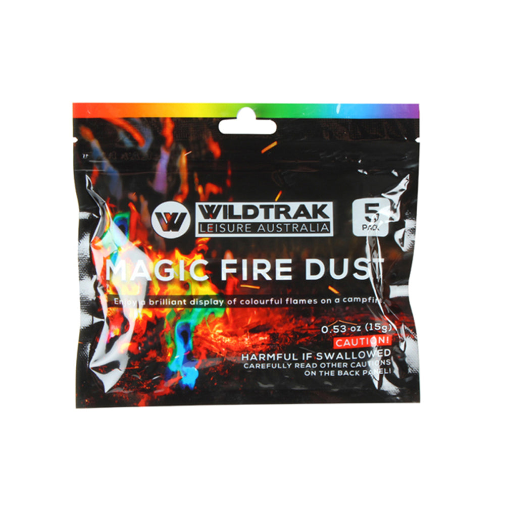 Wildtrak 15g Magic Colour Changing Camping Fire Flame Colourful Campfire (5 Pack)