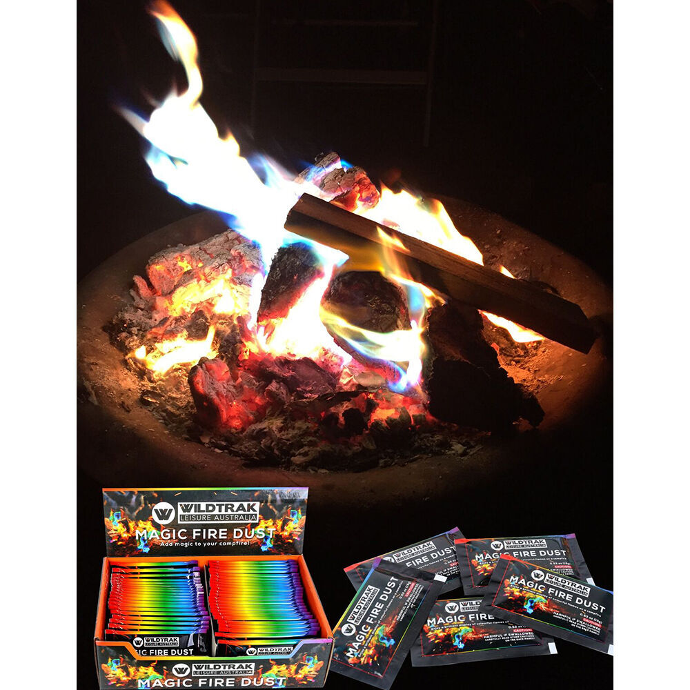 Wildtrak Magic Colour Fire Flame Campfire Bonfire Outdoor 15g Sachet (8 Pack) — image 3