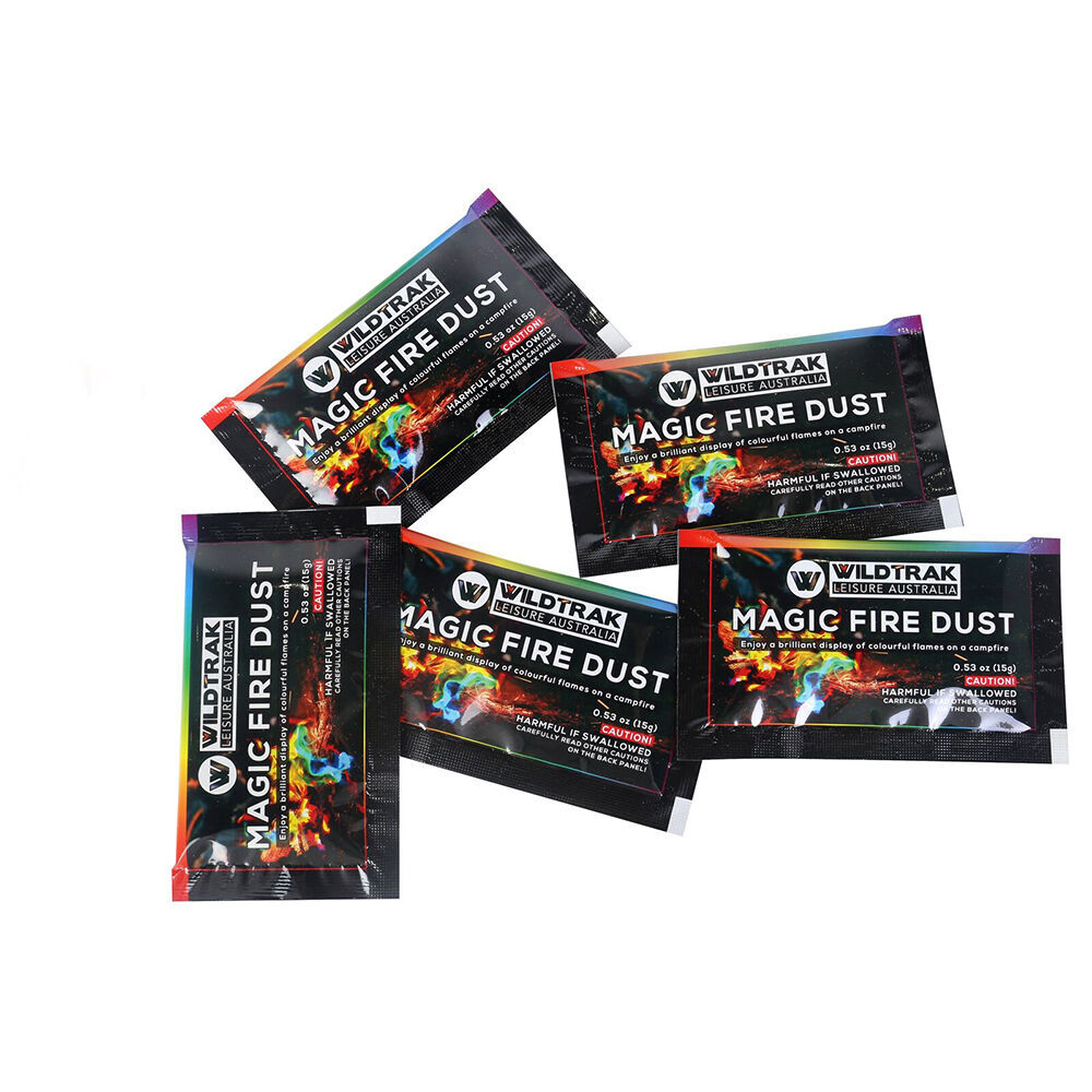 Wildtrak Magic Colour Fire Flame Campfire Bonfire Outdoor 15g Sachet (8 Pack) — image 4