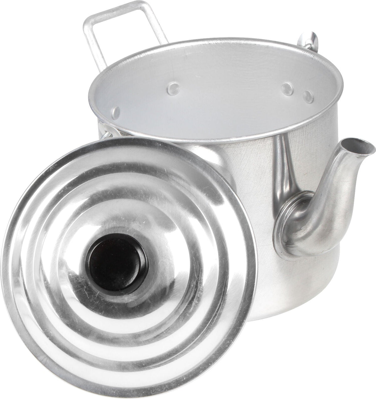 Wildtrak 2800ml Aluminium Billy Teapot Camping Water Boiler Container Silver — image 2