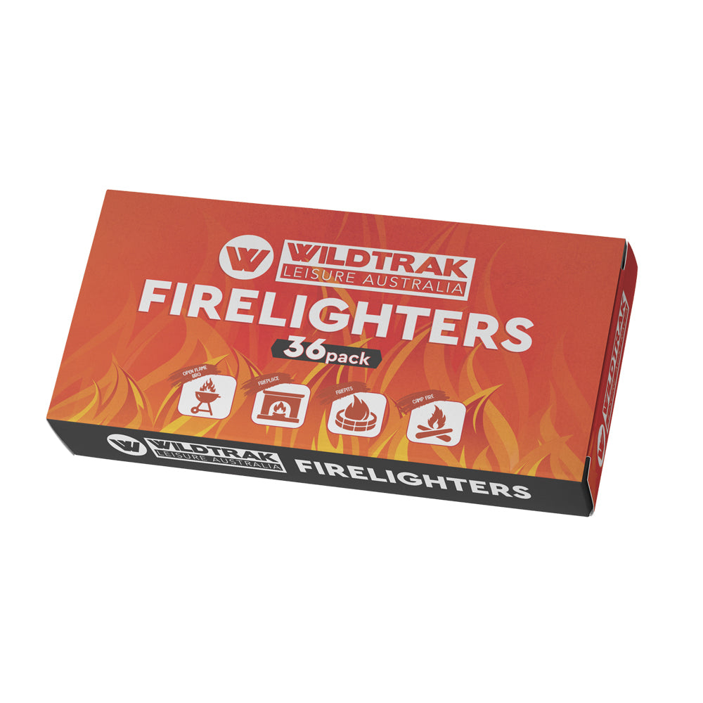 Wildtrak Firelighters Outdoor Camping Fire Hotspots Burners 19.5x13cm (36 Pieces)