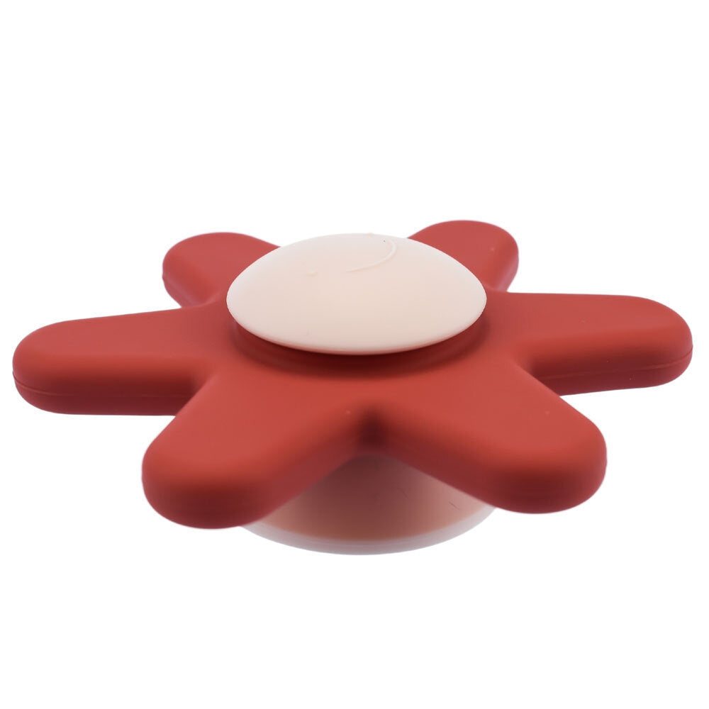 Koala Dream Silicone Suction Daisy Spinner Sensory Childrens Toy Red 0M+ — image 2