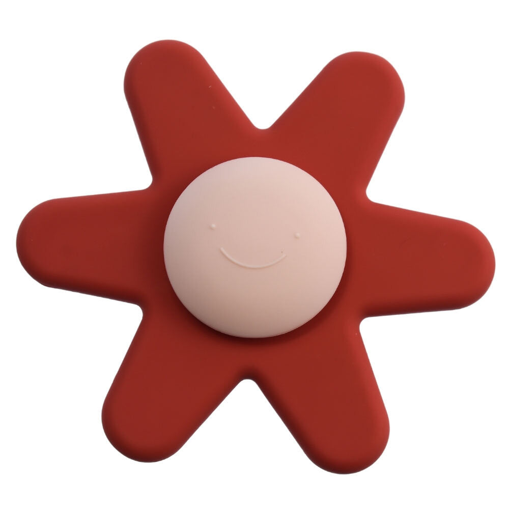 Koala Dream Silicone Suction Daisy Spinner Sensory Childrens Toy Red 0M+