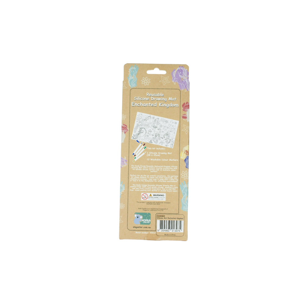 Koala Dream Reusable Silicone Drawing Mat & Markers Enchanted Kingdom 3y+ — image 2
